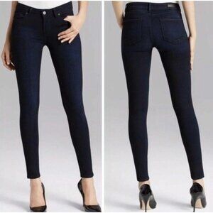 Paige Jeans Verdugo Ultra Skinny Jeans womens Size 25 blue denim stretch dark